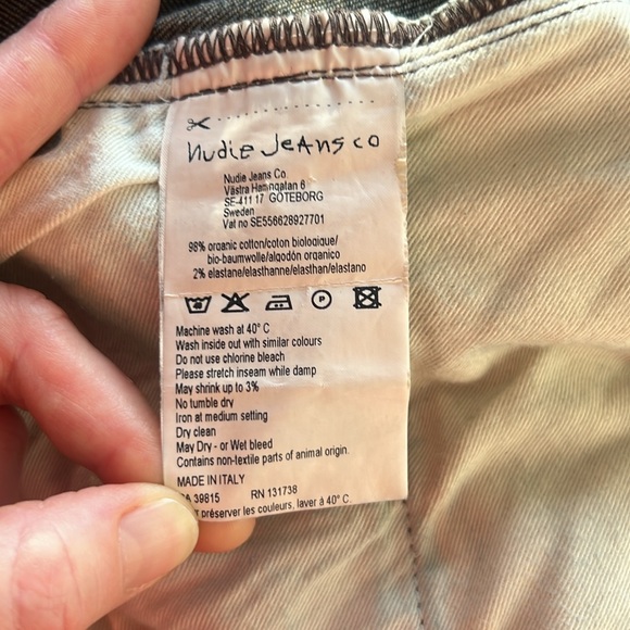Nudie Jeans, Organic Skinny Jeans, Women’s - Size 32, Inseam 32 - Picture 7 of 10